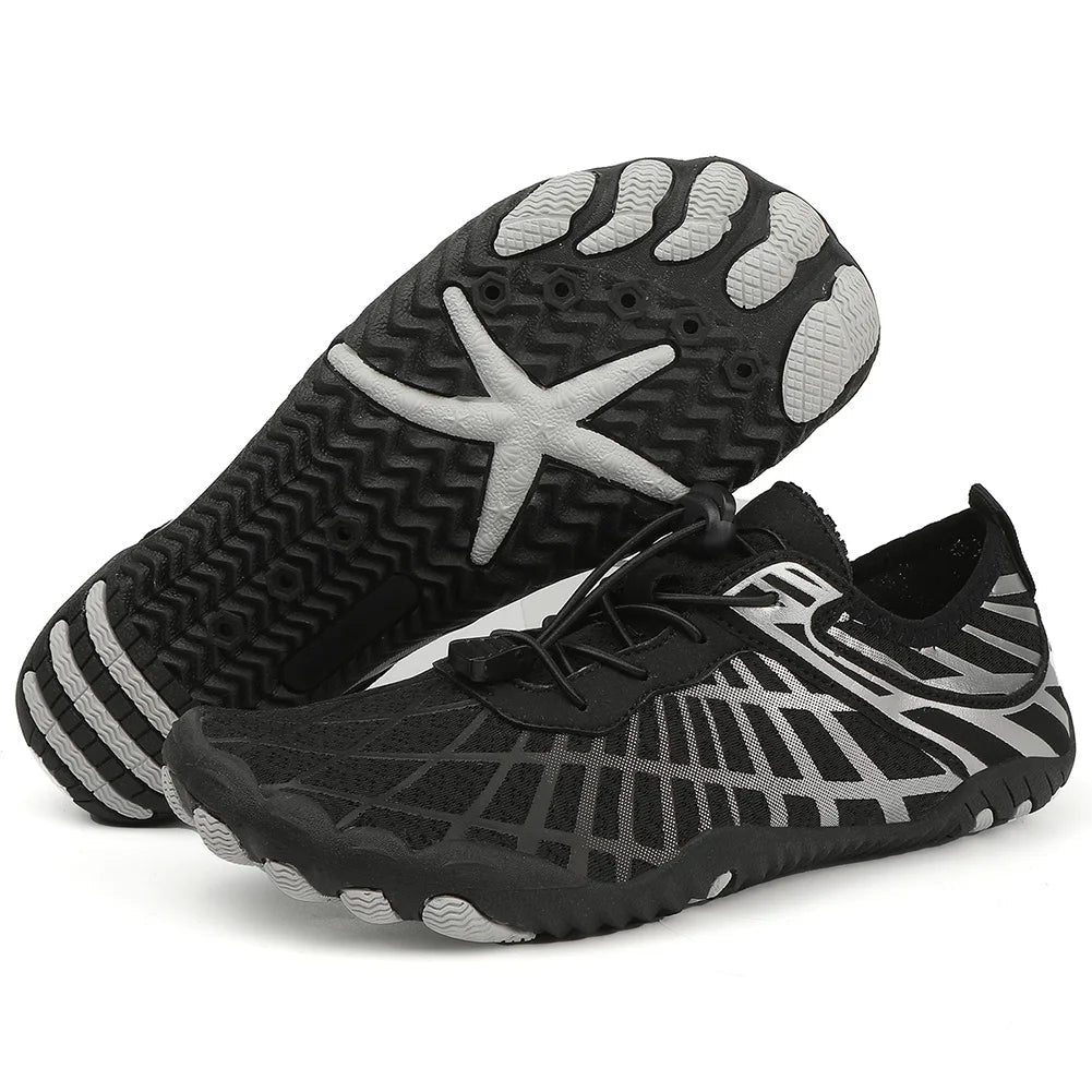 Ademende Barefoot Waterschoenen met Sneldrogend Materiaal & Anti-Slip Zool