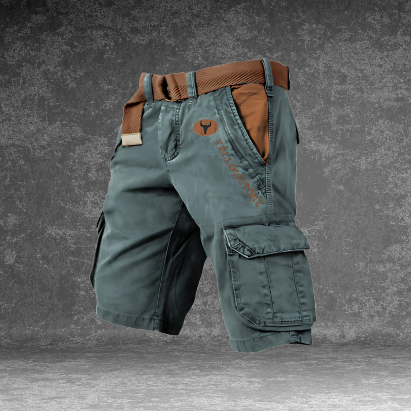 Korte cargo broek heren – Regular fit – Katoenmix – Zomer – Meerdere kleuren