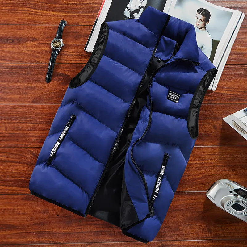 Bodywarmer voor heren - gewatteerd, warm, 6 kleuren, ideaal voor winter