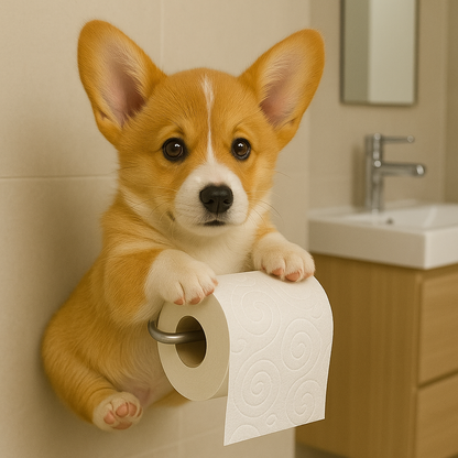 Honden WC Rolhouder