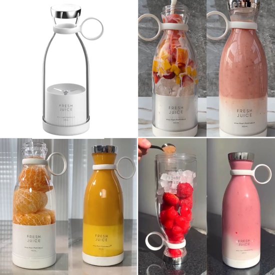 BlendGo Draagbare Blender – USB-C Smoothie Maker To Go | Mini & Zelfreinigend – Stil en Krachtig