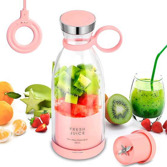 BlendGo Draagbare Blender – USB-C Smoothie Maker To Go | Mini & Zelfreinigend – Stil en Krachtig