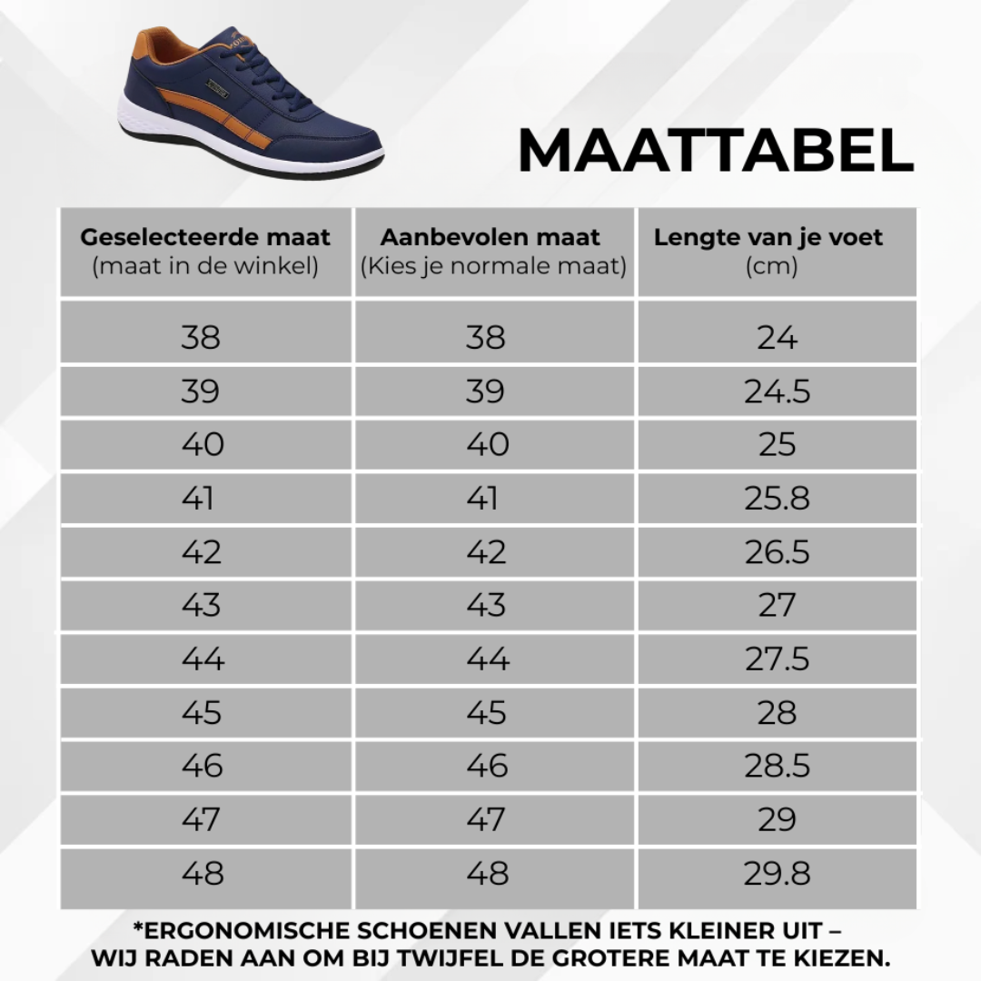 Ergonomische, Orthopedische Comfortschoenen - Unisex