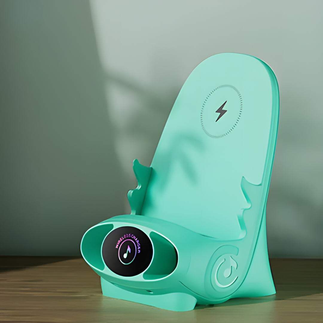 Slimme Mini-Stoel Draadloos Opladen en Entertainment Voor Smartphones en Tablets