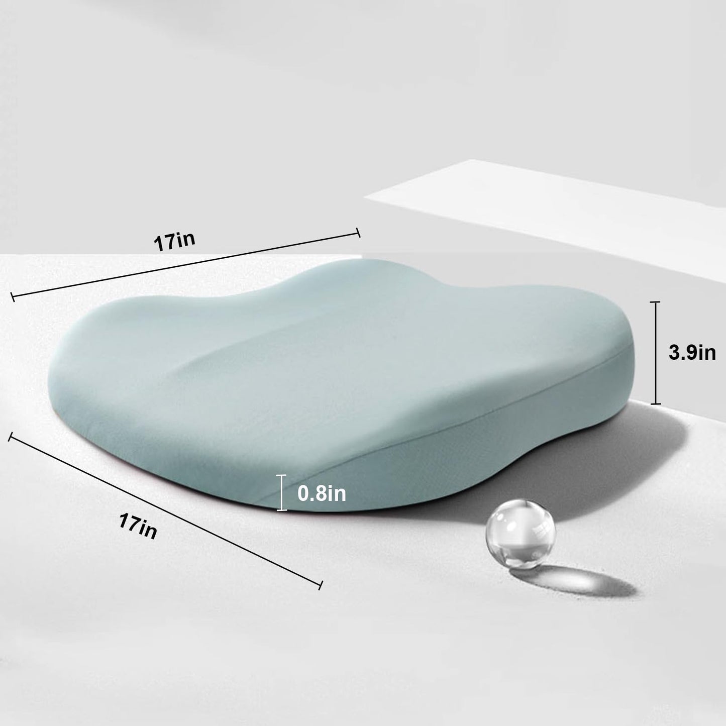 ZitComfort Ergonomisch Zitverhoger Kussen voor Auto & Kantoor – Betere Zithoogte en Houding