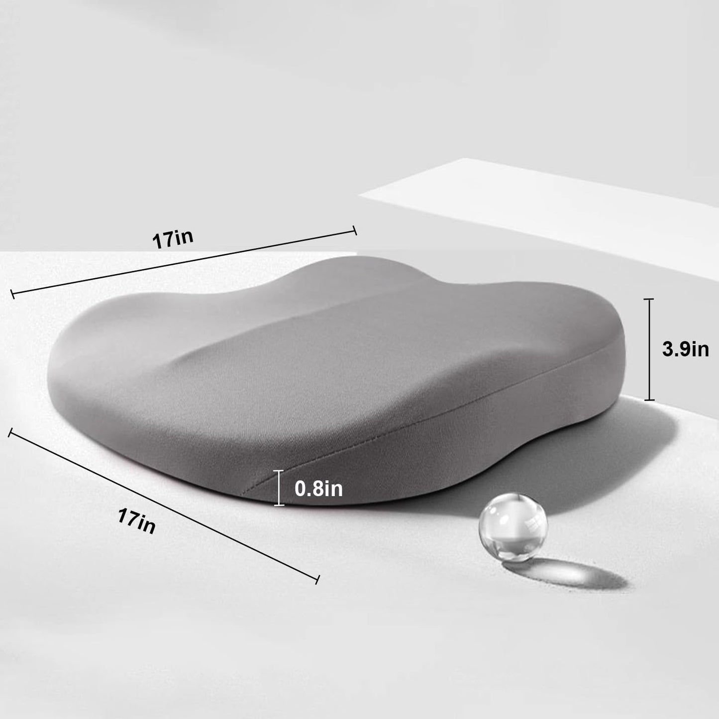 ZitComfort Ergonomisch Zitverhoger Kussen voor Auto & Kantoor – Betere Zithoogte en Houding