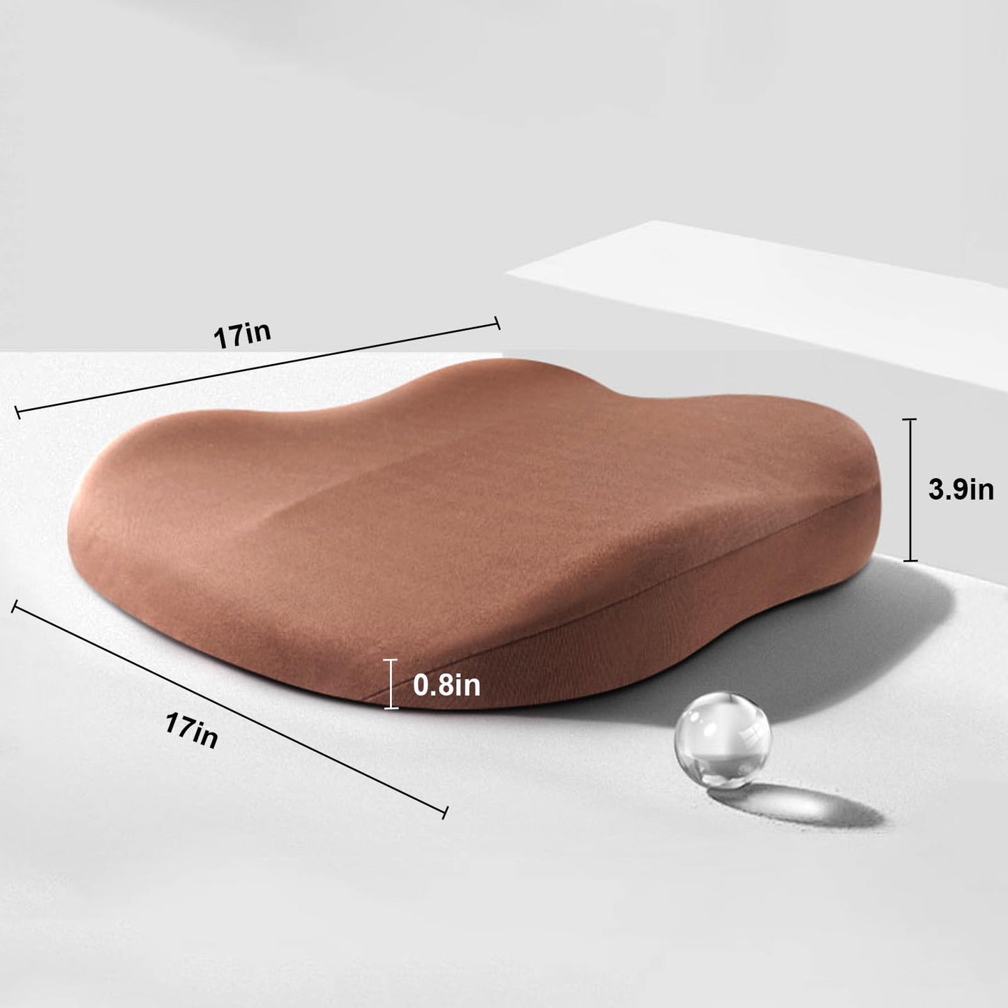 ZitComfort Ergonomisch Zitverhoger Kussen voor Auto & Kantoor – Betere Zithoogte en Houding