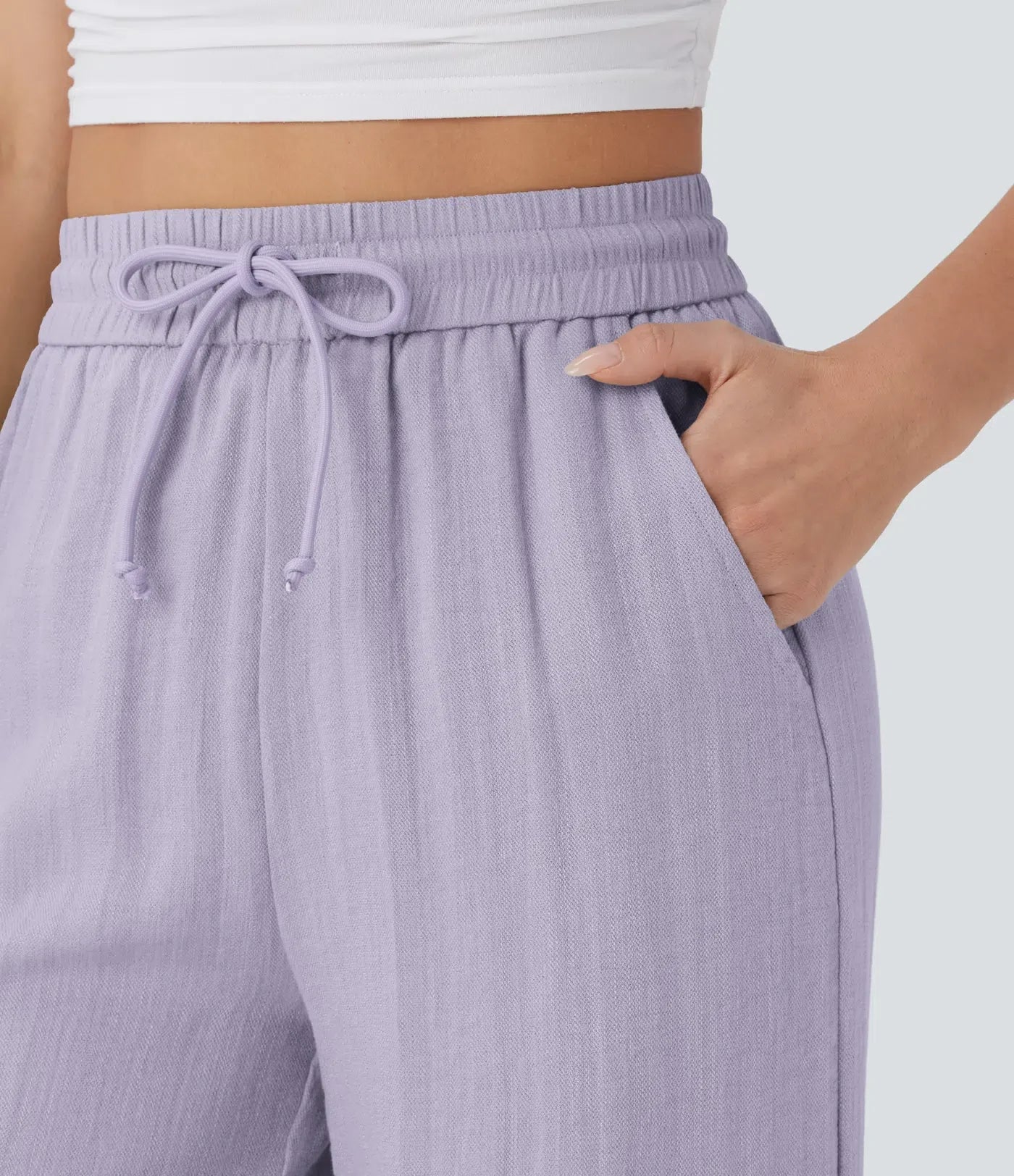 Comfortabele & Luchtige Linnen Broek met Elegante Pijpen