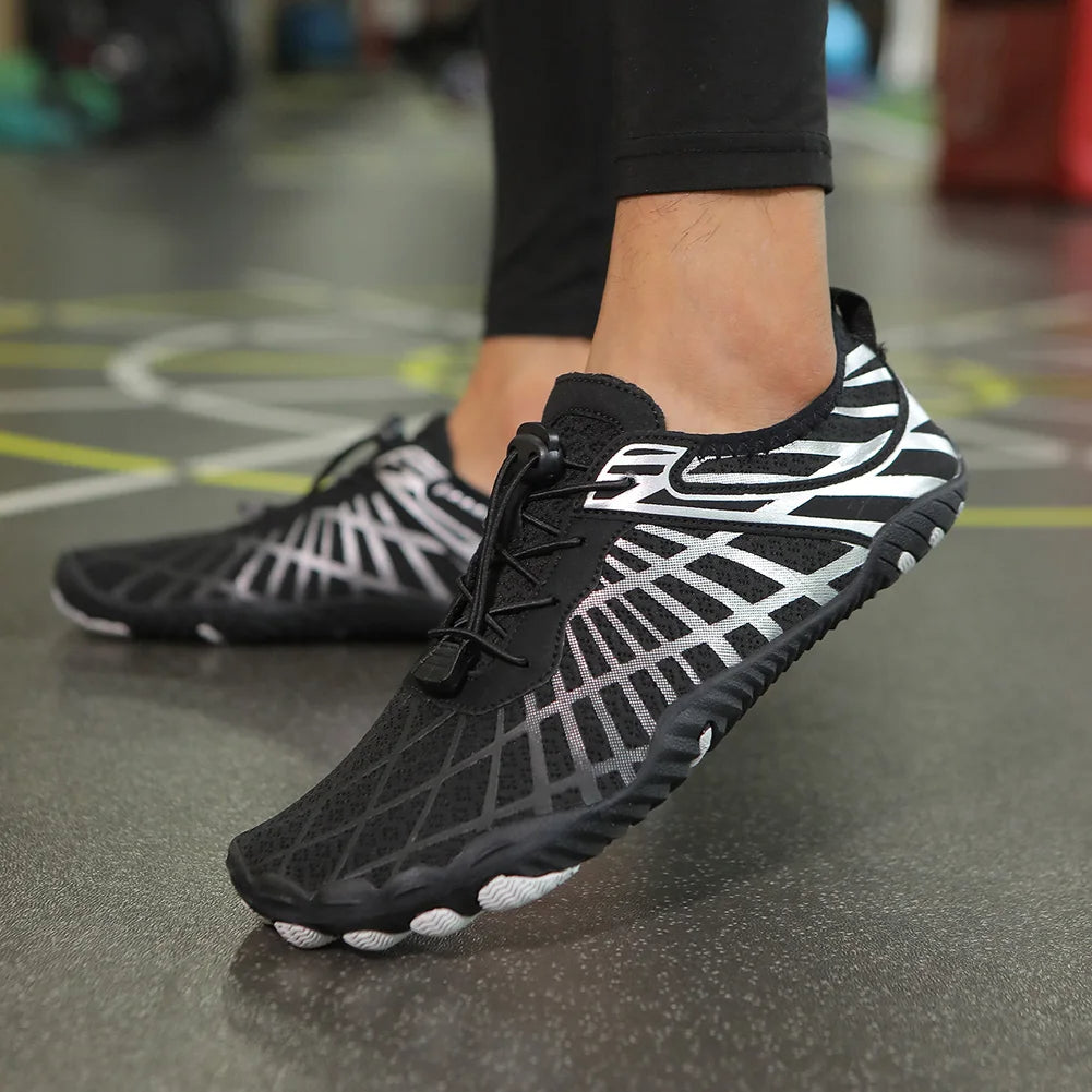 Ademende Barefoot Waterschoenen met Sneldrogend Materiaal & Anti-Slip Zool