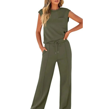 Sara Dames Oversized Set - Casual voor Zomergebruik, Geschikt voor Thuis en Vrije Tijd