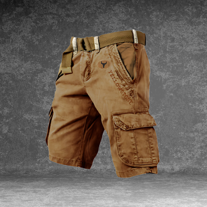 Korte cargo broek heren – Regular fit – Katoenmix – Zomer – Meerdere kleuren