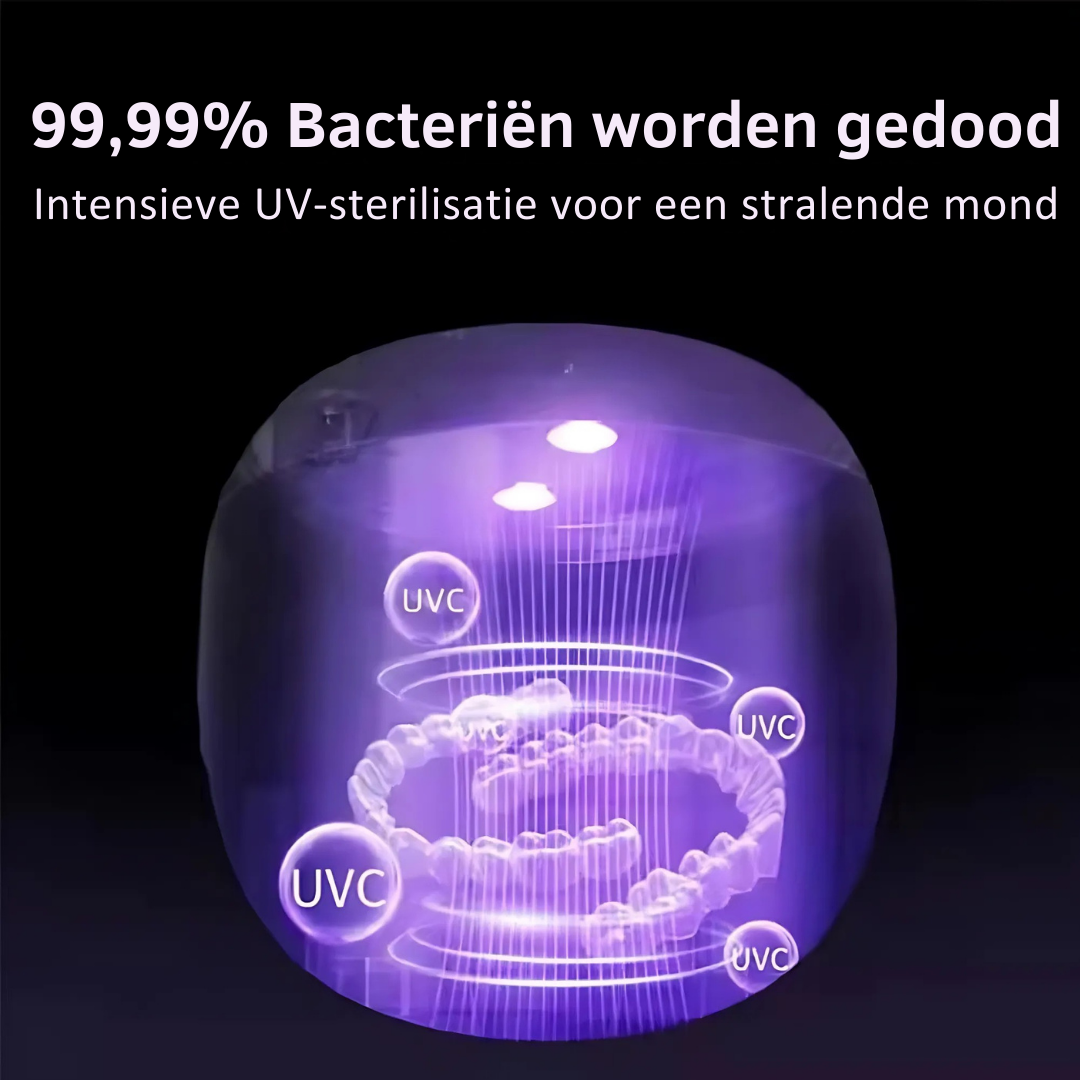Ultrasonic Desinfectie Box – Dieptereiniging voor Kunstgebit, Aligners & Beugels