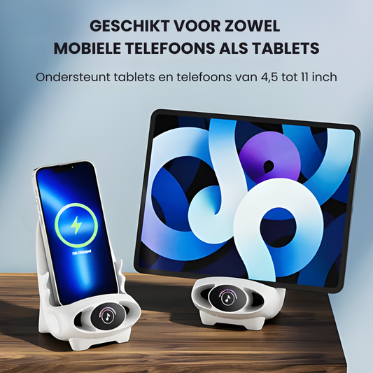 Slimme Mini-Stoel Draadloos Opladen en Entertainment Voor Smartphones en Tablets