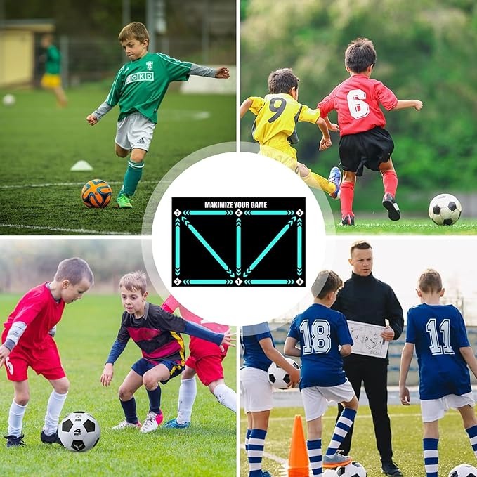SoccerMaster- Trainingsvoetbal antislip rubberen mat