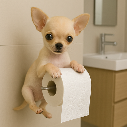 Honden WC Rolhouder