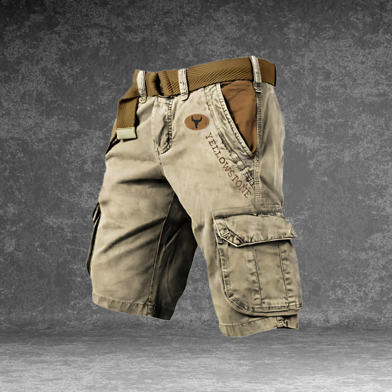 Korte cargo broek heren – Regular fit – Katoenmix – Zomer – Meerdere kleuren