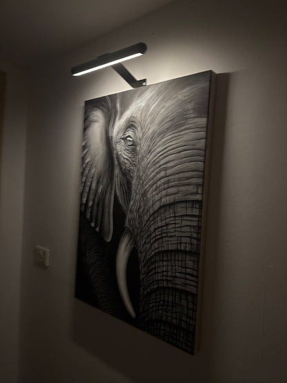 ArtGlow Draadloze LED Schilderijverlichting – Oplaadbare Wandlamp met Afstandsbediening, Dimbaar Licht