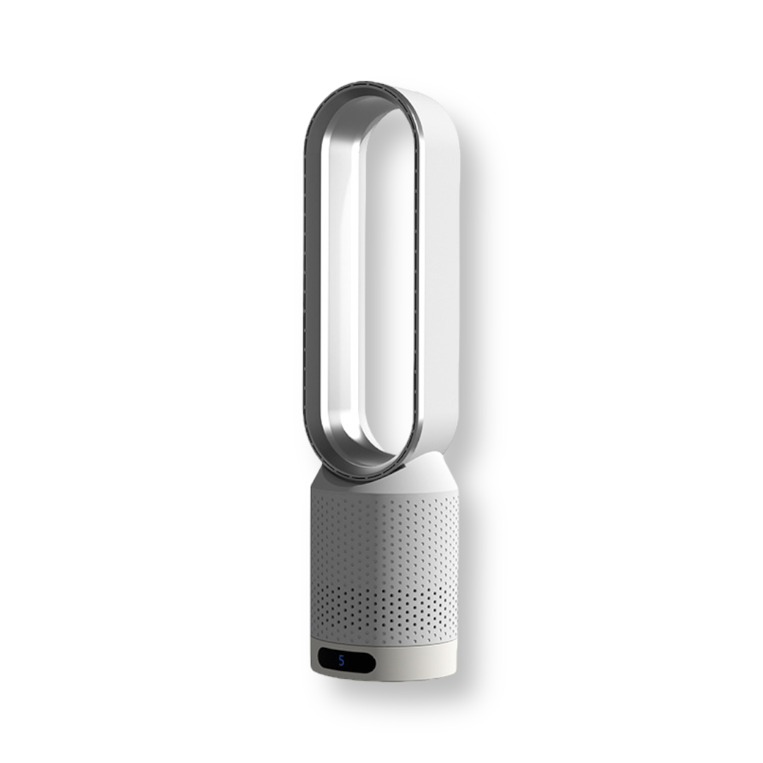 Aercool Stille Luchtkoeler - 3-in-1 Koelen, Reinigen & Verfrissen met 90° Oscillatie