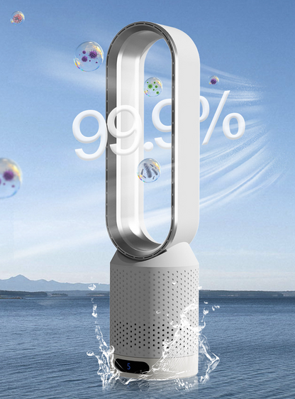 Aercool Stille Luchtkoeler - 3-in-1 Koelen, Reinigen & Verfrissen met 90° Oscillatie