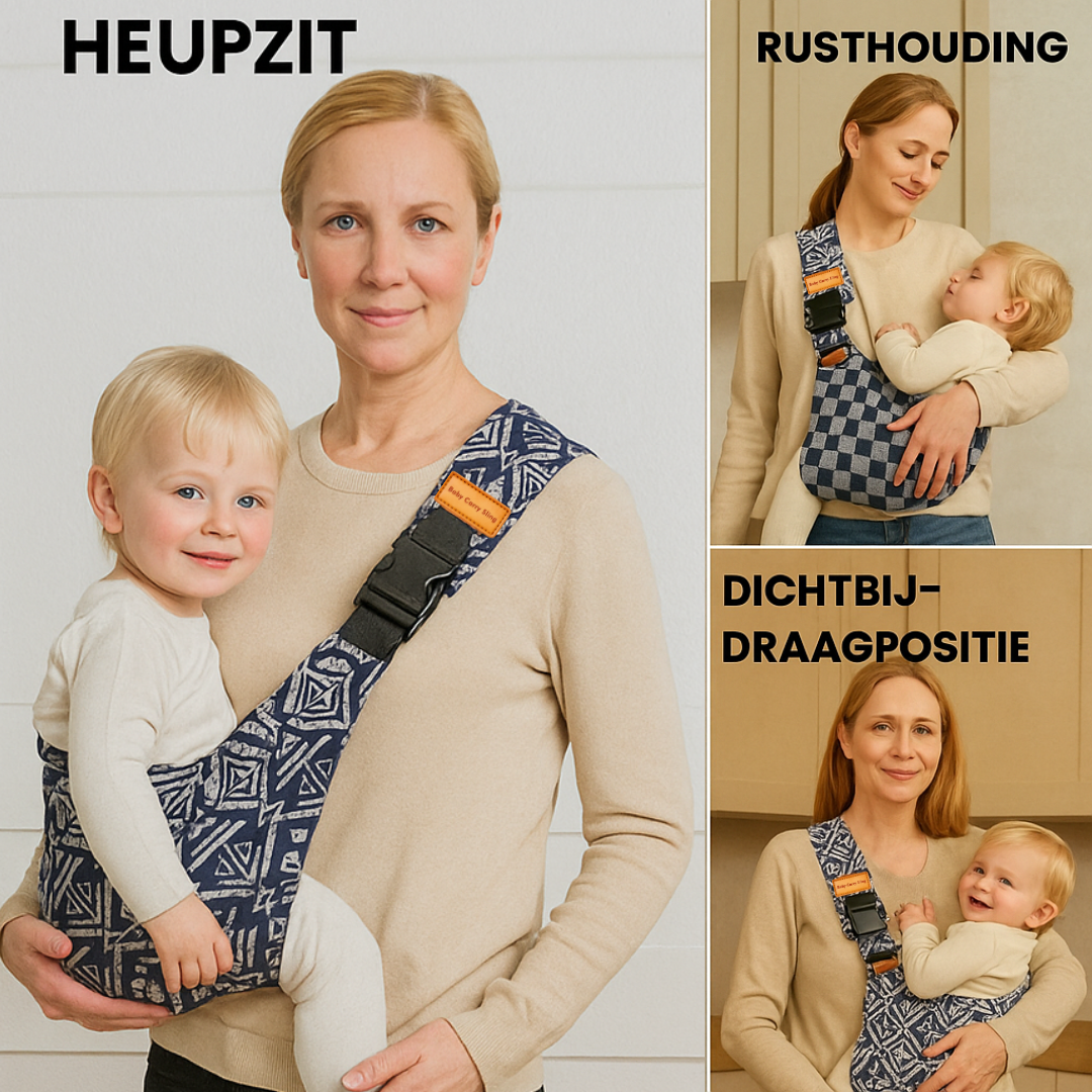 Snugge Baby Sling Carrier - Verstelbare Draagzak / Heupdrager
