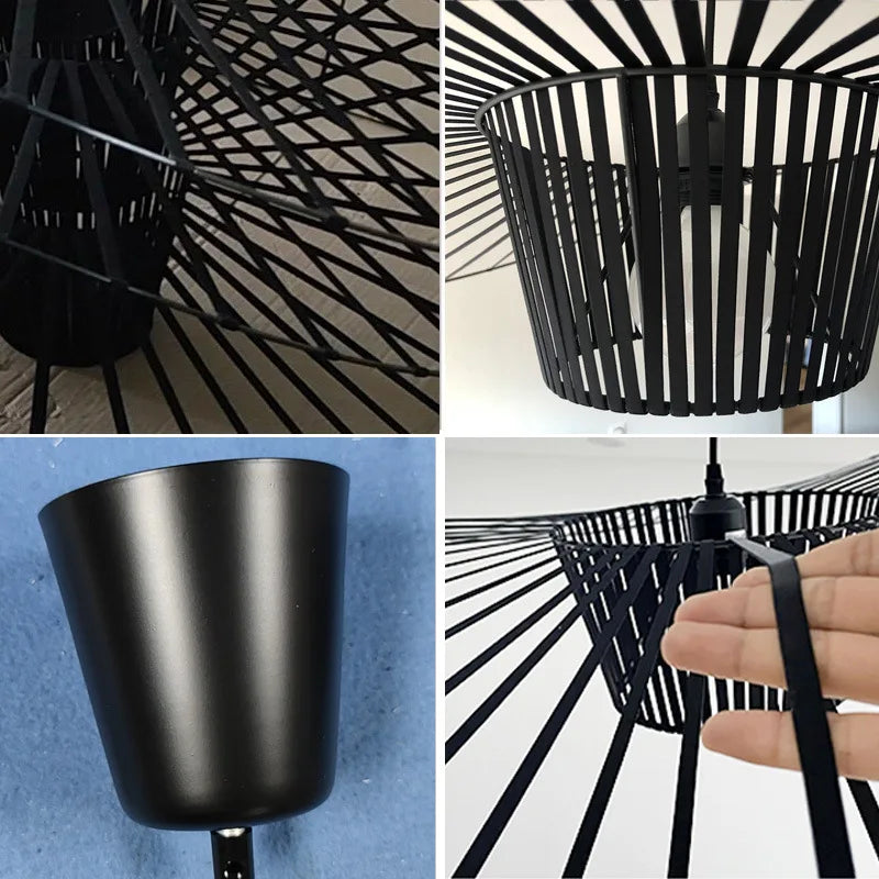 SchaduwStijl - Zwarte Hoed Hanglamp