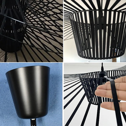 SchaduwStijl - Zwarte Hoed Hanglamp