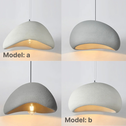 Hanglamp - Minimalistisch Design - Dimbaar - Metaal/Glas - Antraciet/Wit