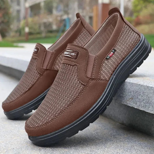 BreezStep – Ademend & Lichtgewicht Heren Schoeisel – Comfortabele Slip-On Schoenen voor Dagelijks Gebruik
