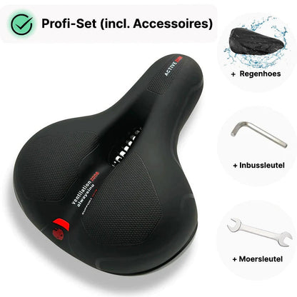 RideWell Pro – Comfortabel Ergonomisch Fietszadel met Schokabsorptie voor Onbezorgd Fietsplezier