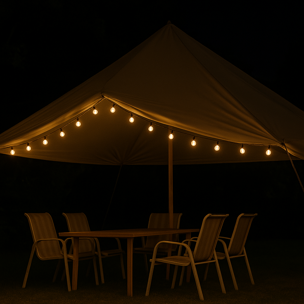SunGlow CrystalLine – Zonne-energiesprookjes buiten LED geel