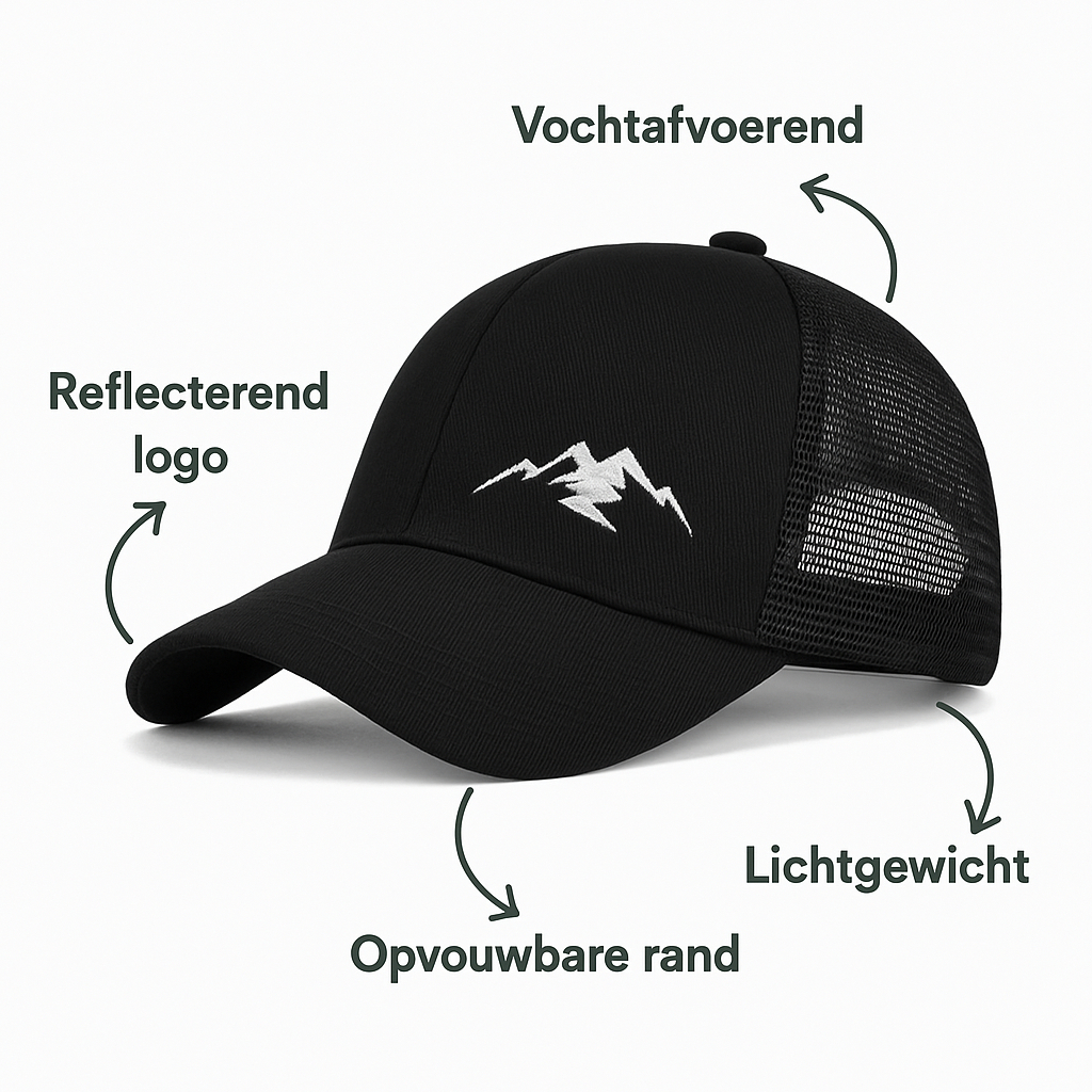 Outdoor Cap – Ademende Verstelbare Pet voor Heren & Dames, Lichtgewicht & Duurzaam