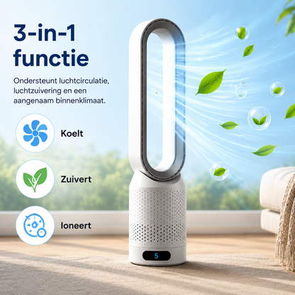 Airlux 3-in-1 Luchtkoeler - Zuivert en Ioneert