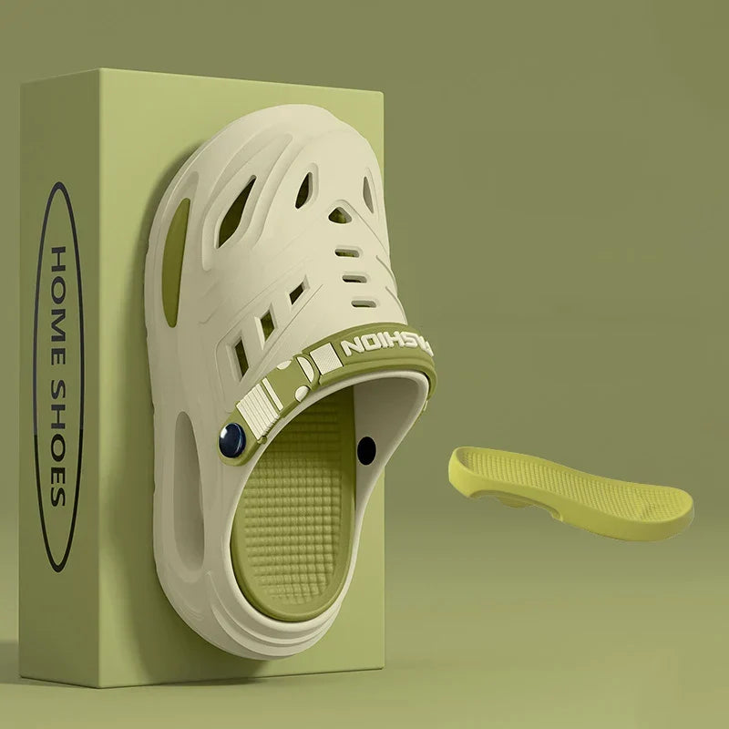 Slippax Clogs heren - Comfort slip-on clogs met verstelbare band