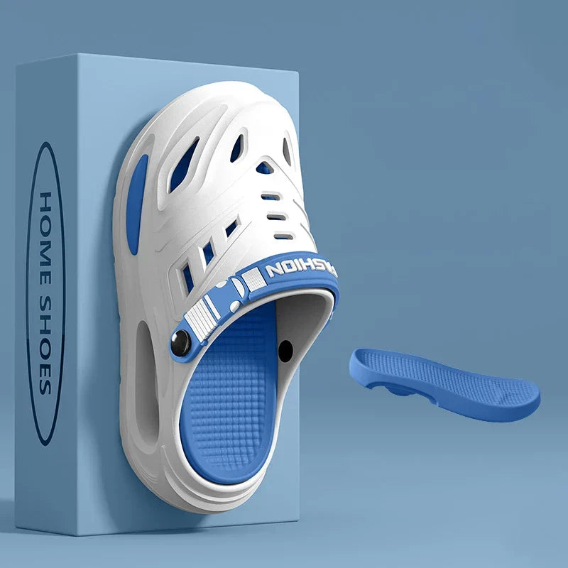 Slippax Clogs heren - Comfort slip-on clogs met verstelbare band
