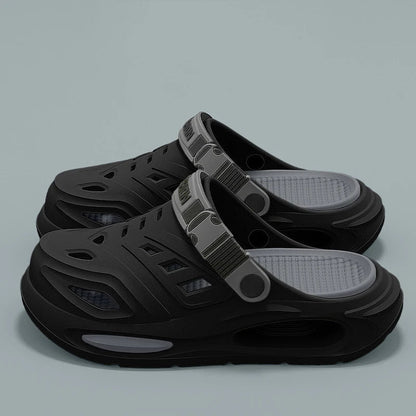 Slippax Clogs heren - Comfort slip-on clogs met verstelbare band