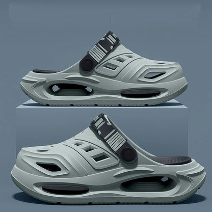 Slippax Clogs heren - Comfort slip-on clogs met verstelbare band