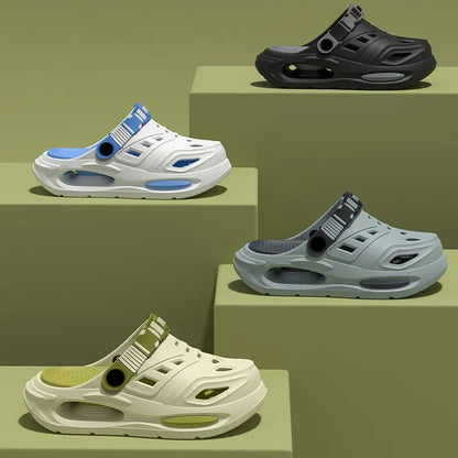 Slippax Clogs heren - Comfort slip-on clogs met verstelbare band