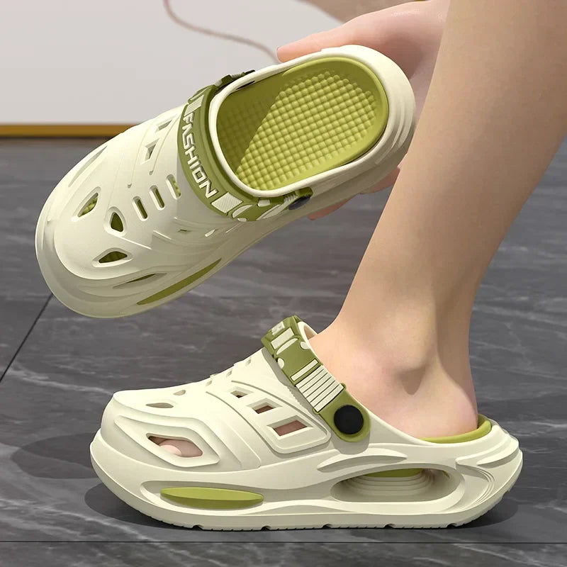 Slippax Clogs heren - Comfort slip-on clogs met verstelbare band