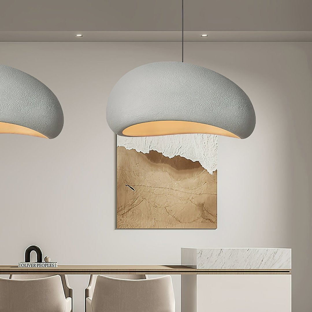 Hanglamp - Minimalistisch Design - Dimbaar - Metaal/Glas - Antraciet/Wit