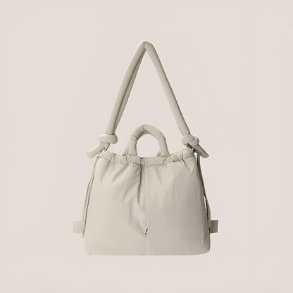 Livia - Lichtgewicht puffer handtas met grote inhoud
