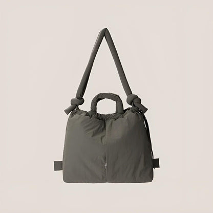 Livia - Lichtgewicht puffer handtas met grote inhoud