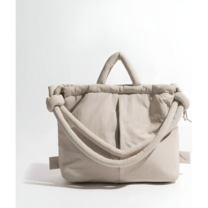 Livia - Lichtgewicht puffer handtas met grote inhoud