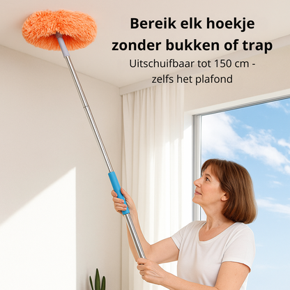 TopClean360 Mop - Tot aan het plafond, in elke hoek