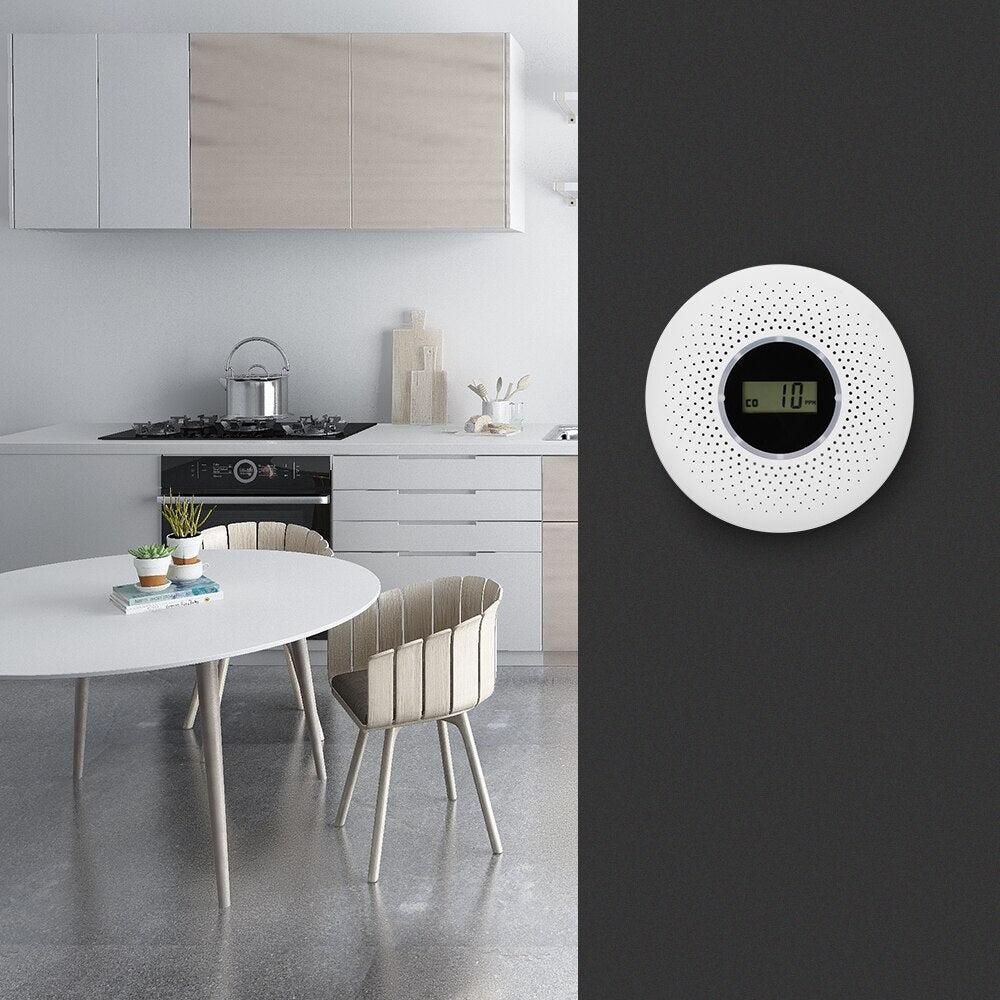 SafeSense Duo Rook- en Koolmonoxidemelder met Lange Levensduur Batterij