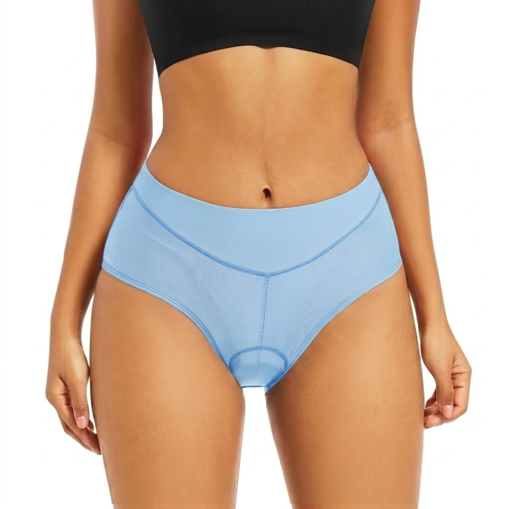 Dames Fiets Ondergoed met Padding – 4D Gel Zeem, Ademend