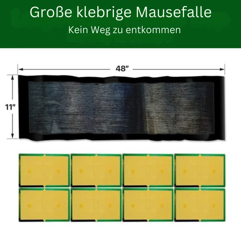 RodentLock - Grote kleverige muizenval voor ratten met sterke kleeflaag en eenvoudige verwijdering