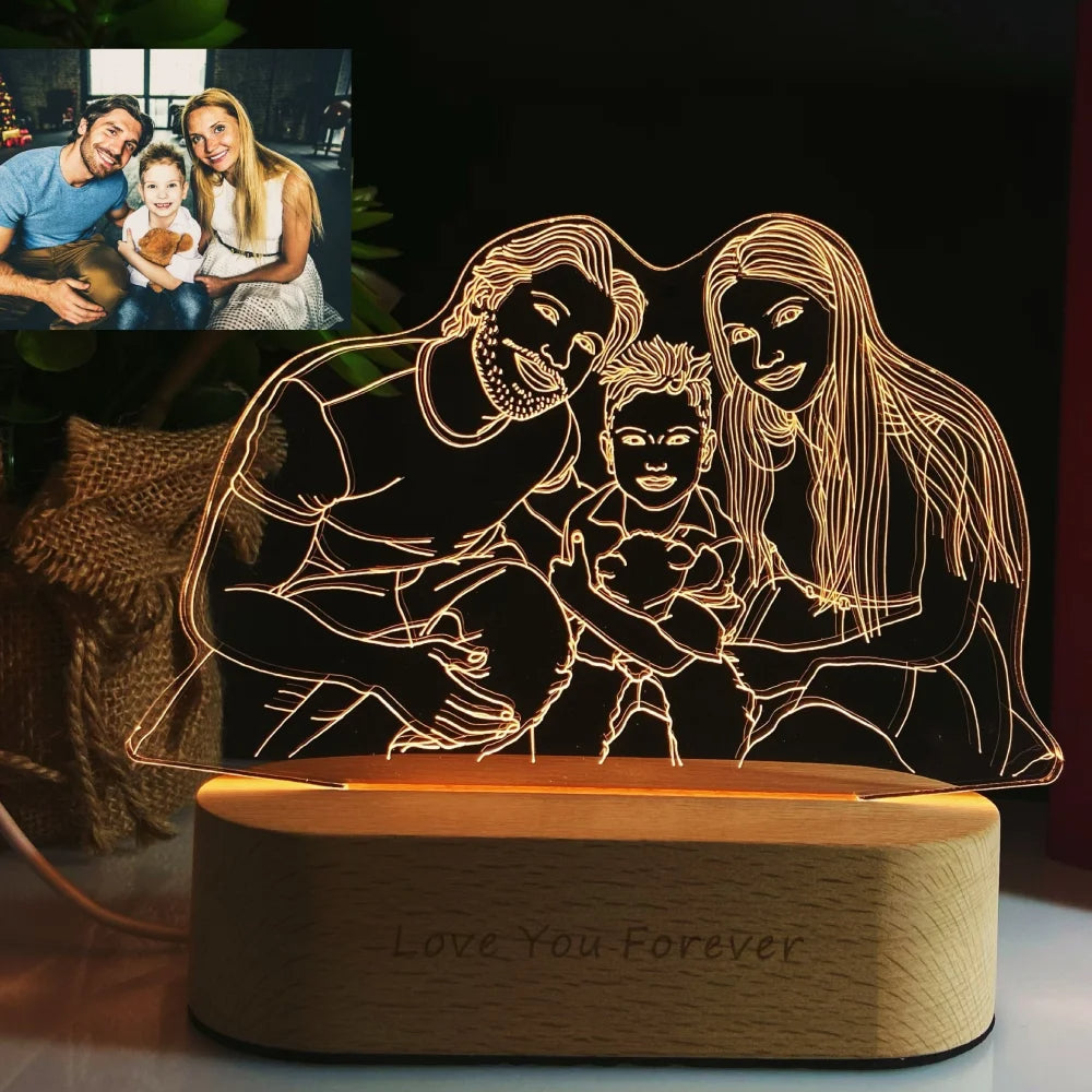 LumiHeart | Gepersonaliseerde LED Verlichting – Perfect voor Moederdag, Vaderdag, Stellen & Je Liefde