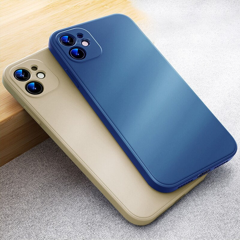 Zachte siliconen iPhone hoesje - Ultradun - Matte afwerking - iPhone 11/12/13