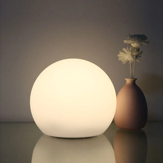 LumiSphere – Kleur Veranderende LED Bol Tafellamp – Moderne Sfeerverlichting voor Woonkamer, Slaapkamer & Bureau