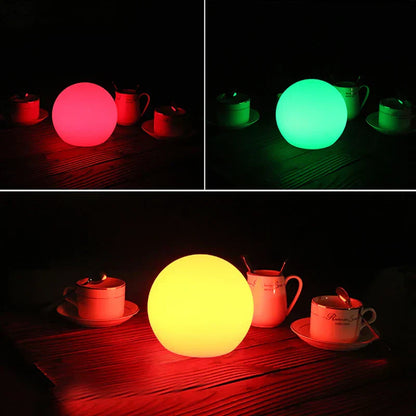 LumiSphere – Kleur Veranderende LED Bol Tafellamp – Moderne Sfeerverlichting voor Woonkamer, Slaapkamer & Bureau